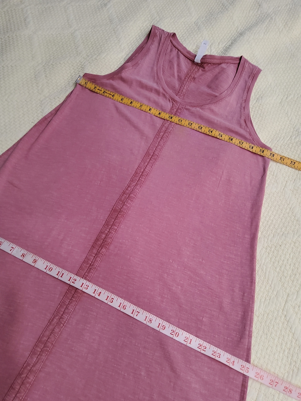 Daily Practice Anthropologie Dusty Pink Sleeveless Midi Dress Size L - Picture 12 of 12
